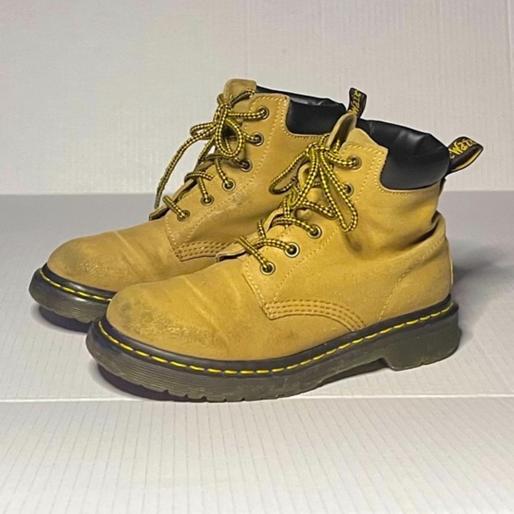 Dr. Martens Tan Lace Up Boots